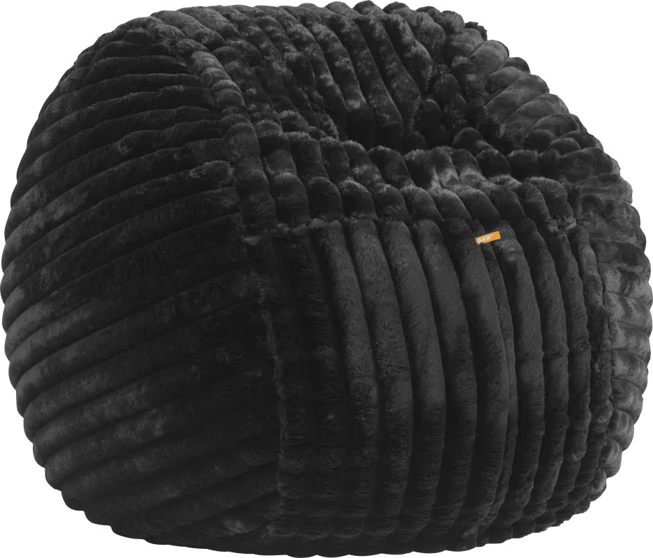 Sinepa Black Large Bean Bag Chair