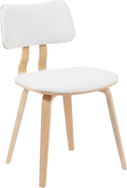 Beewheels White Side Chair