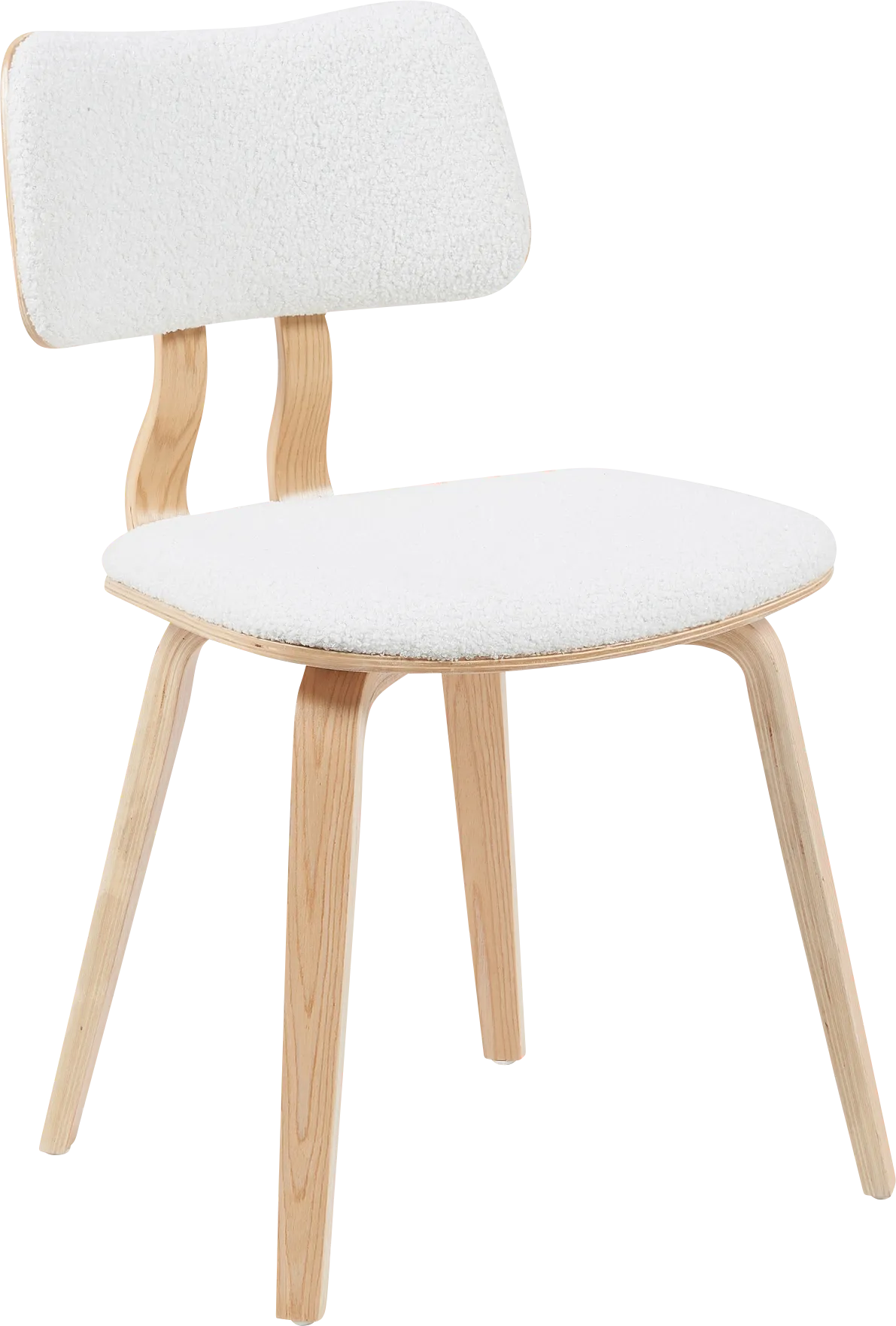Beewheels White Side Chair - Image 1