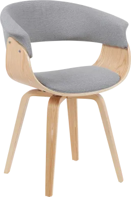Rinoex Gray Arm Chair