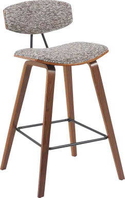 Angelstones I Brown Counter Height Stool