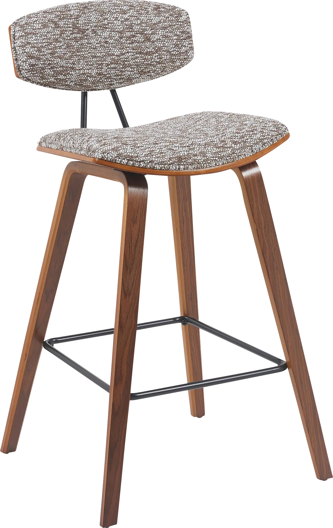Angelstones I Brown Counter Height Stool