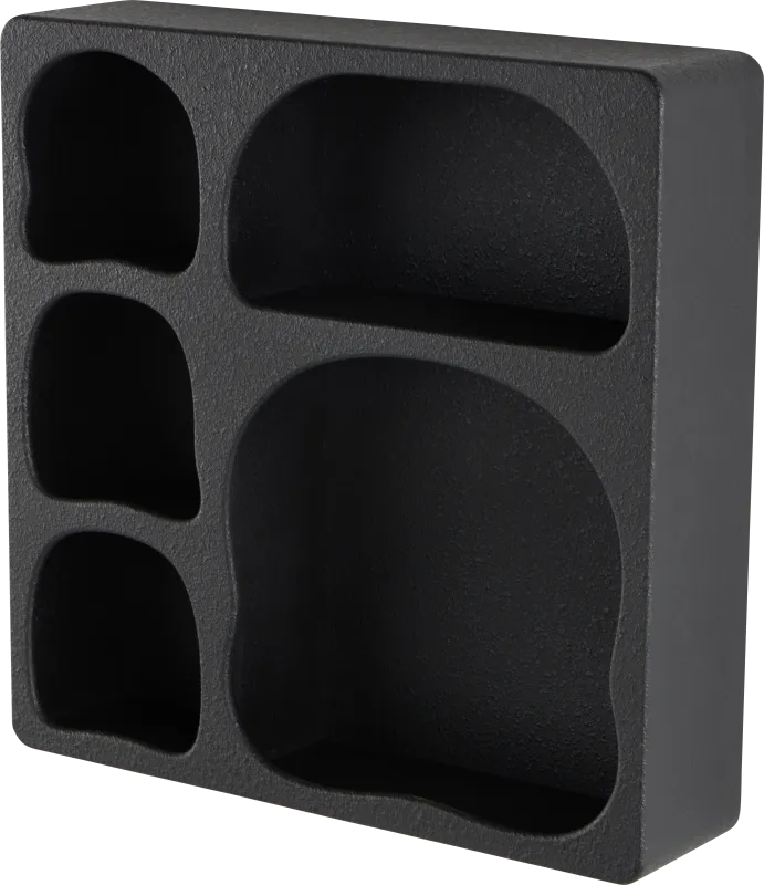 Gudin II Black Wall Shelf