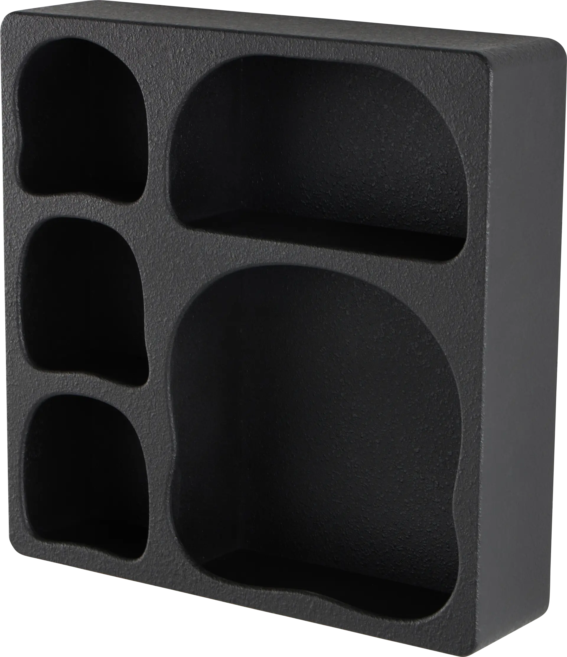 Gudin II Black Wall Shelf
