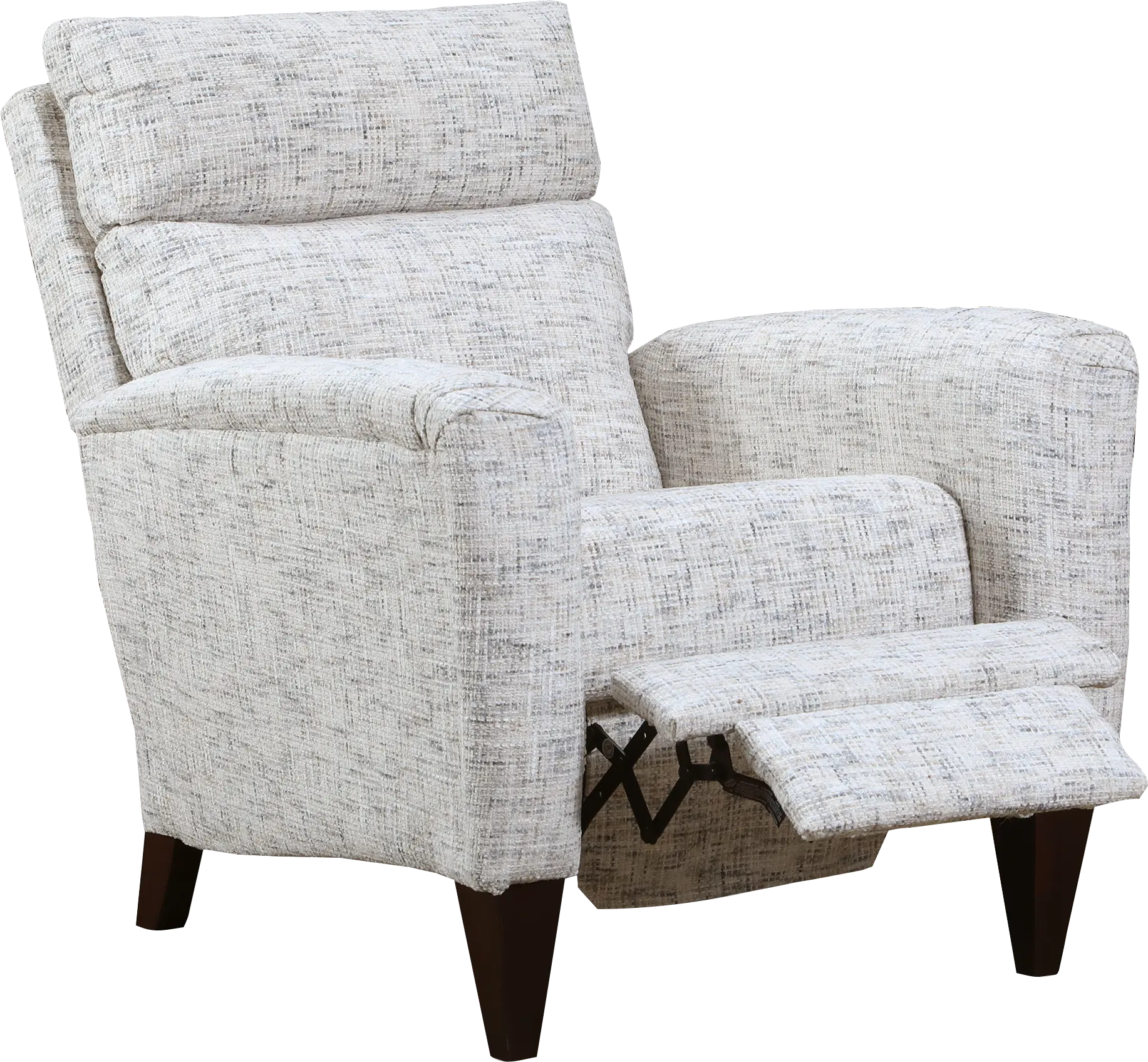 Brenner Blue Push Back Recliner