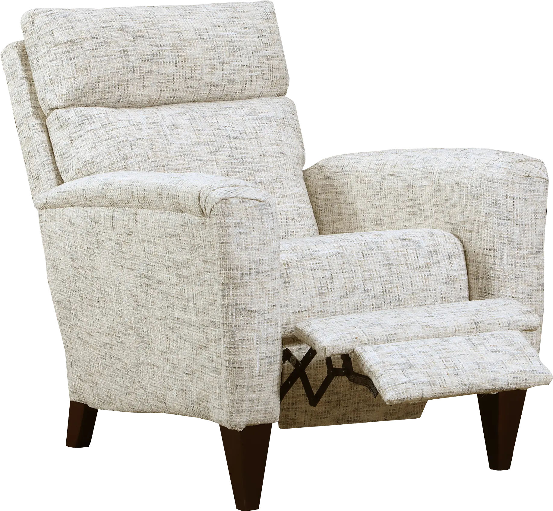 Brenner Beige Push Back Recliner