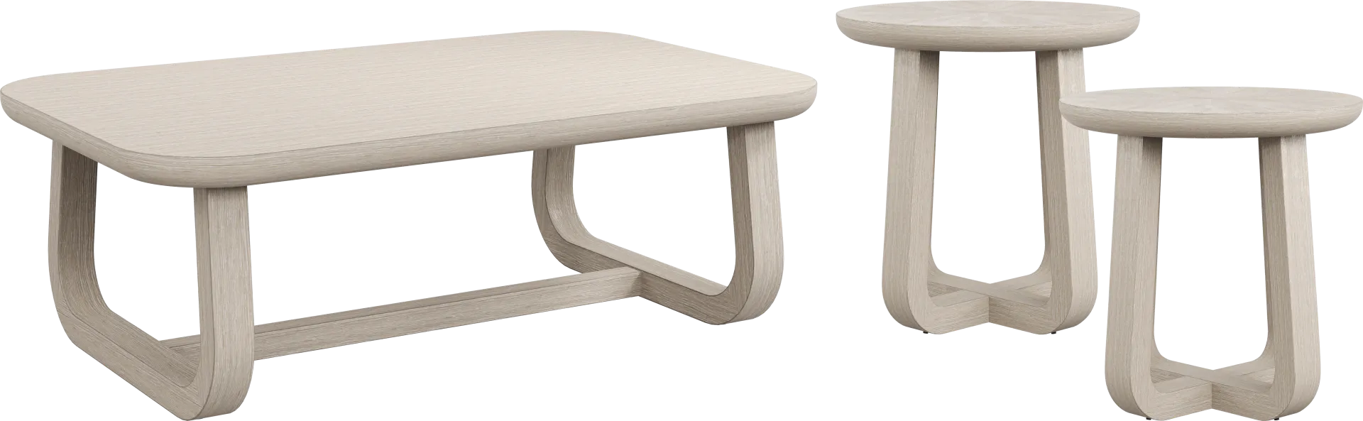 Canyon Light Gray 3 Pc Occasional Table Set - Image 1