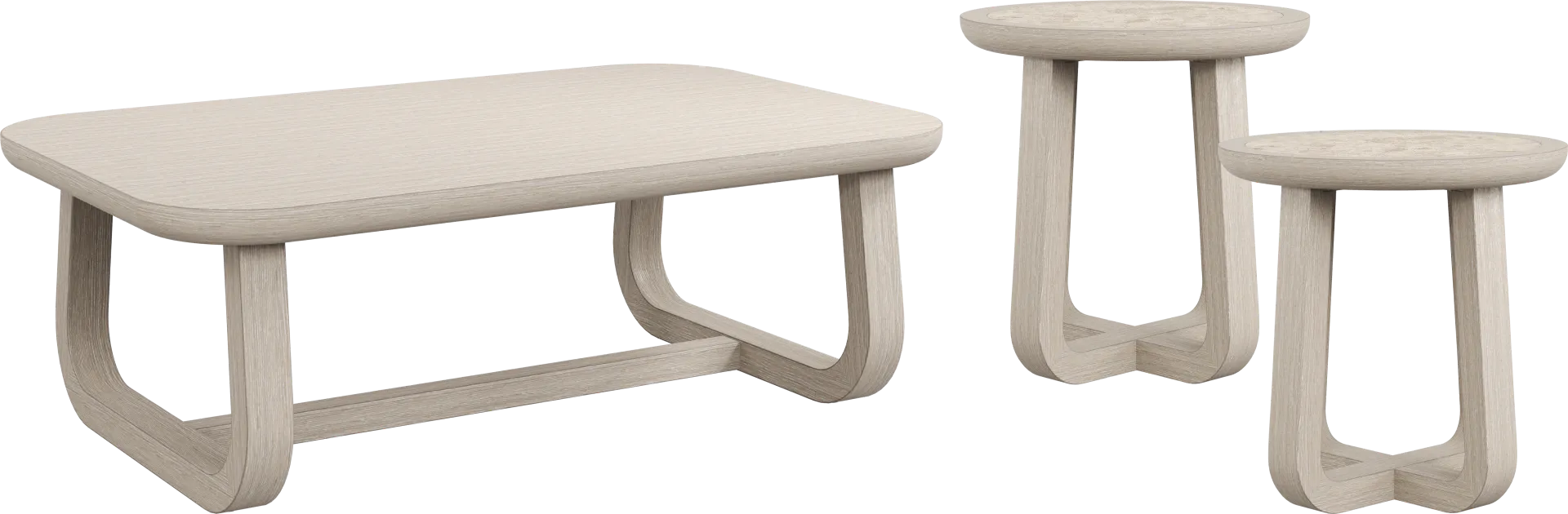 Canyon Light Gray 3 Pc Occasional Table Set - Image 1