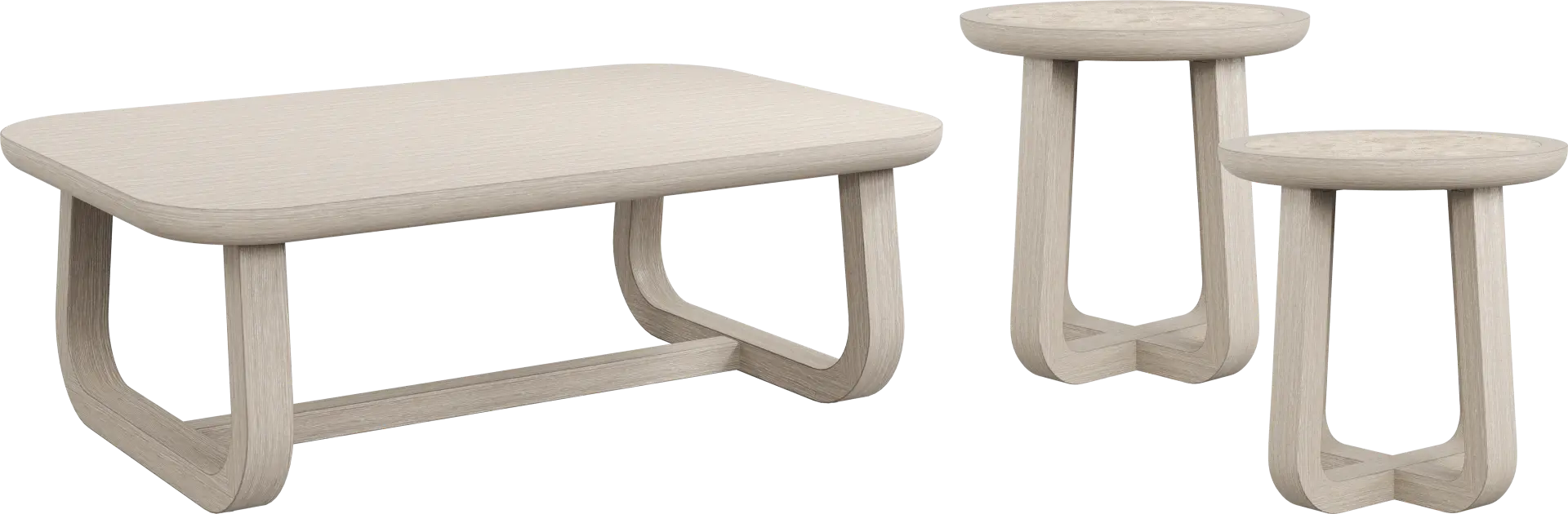 Canyon Light Gray 3 Pc Occasional Table Set