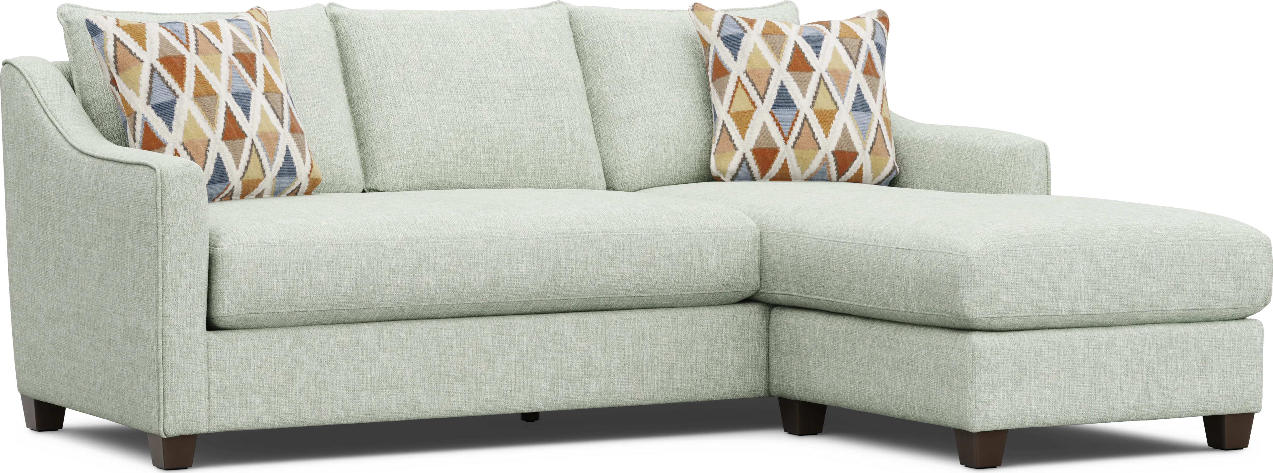 Soho Place Sage Sleeper Chaise Sofa - Thumbnail - Image 1