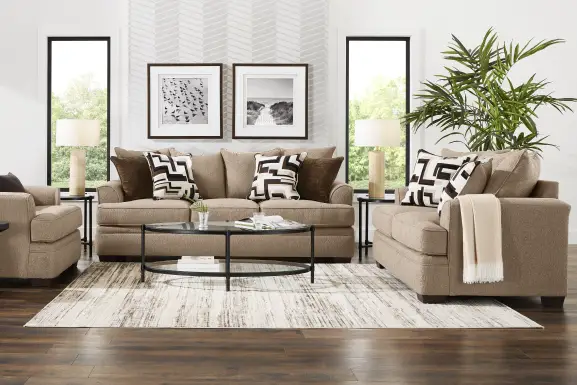 Lincoln Park Latte 5 Pc Living Room