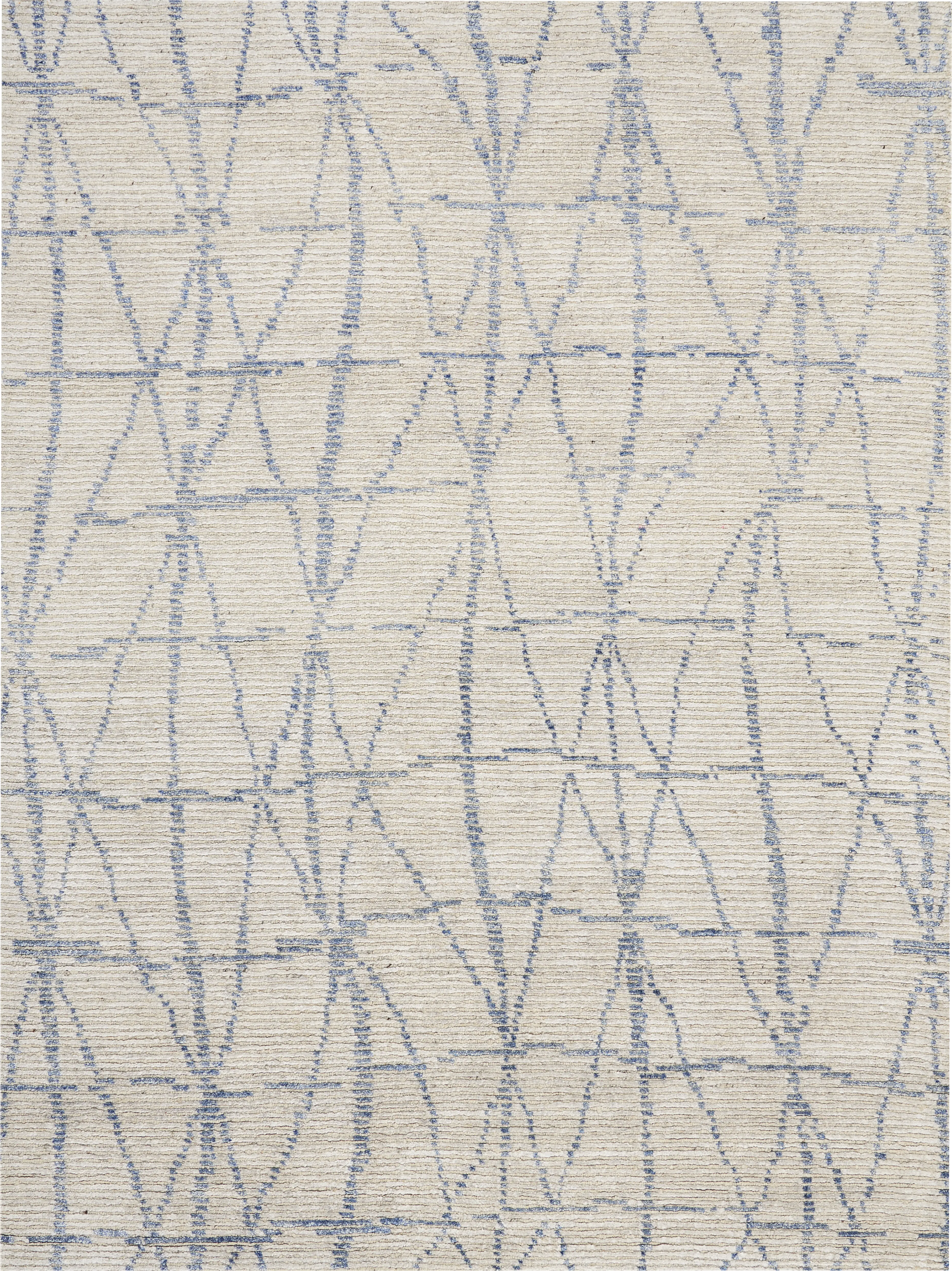 Equanimity Blue 7'9 x 9'9 Rug - Thumbnail - Image 1