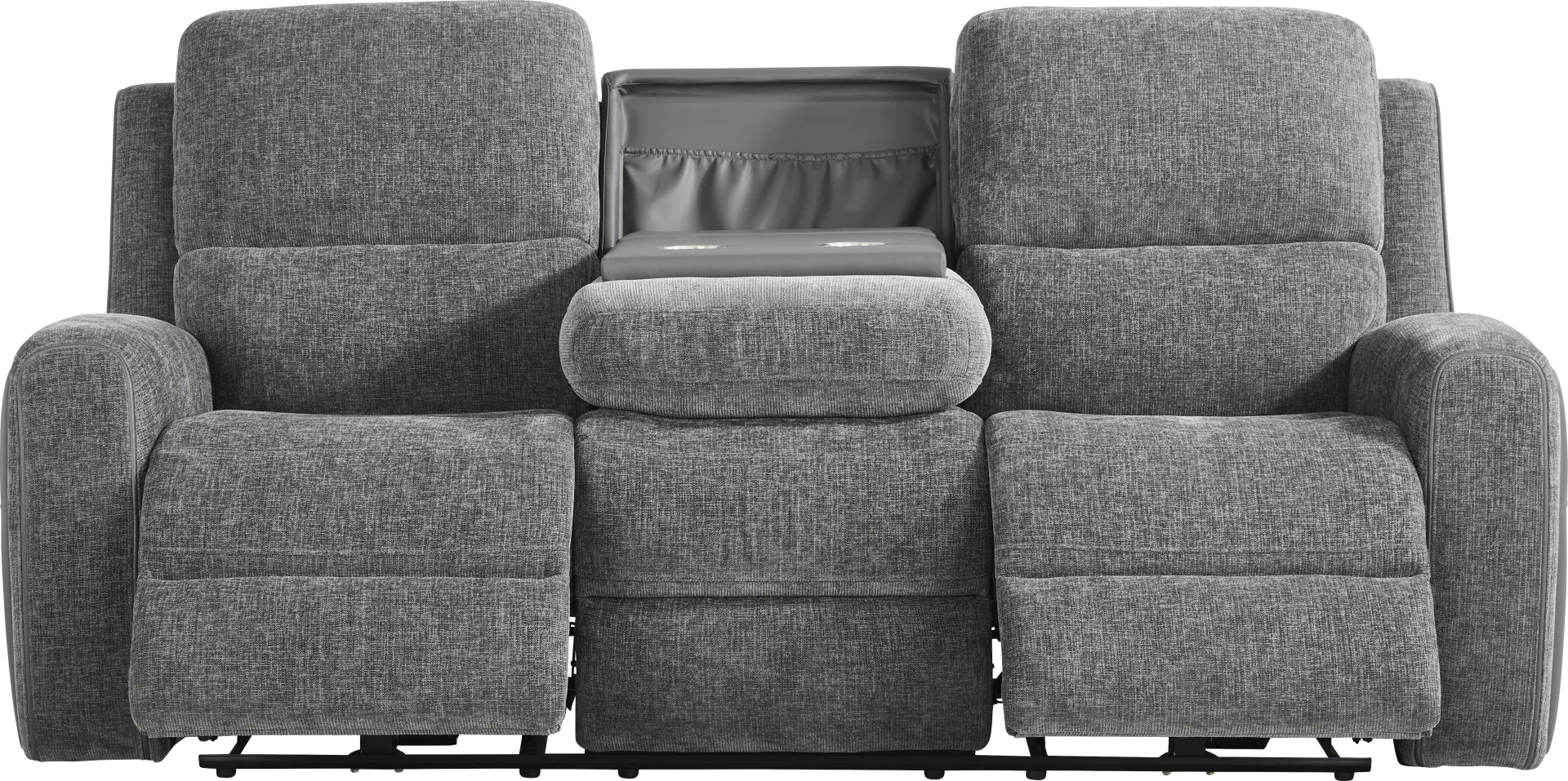 Harrison Charcoal 5 Pc Dual Power Reclining Living Room - Image 3