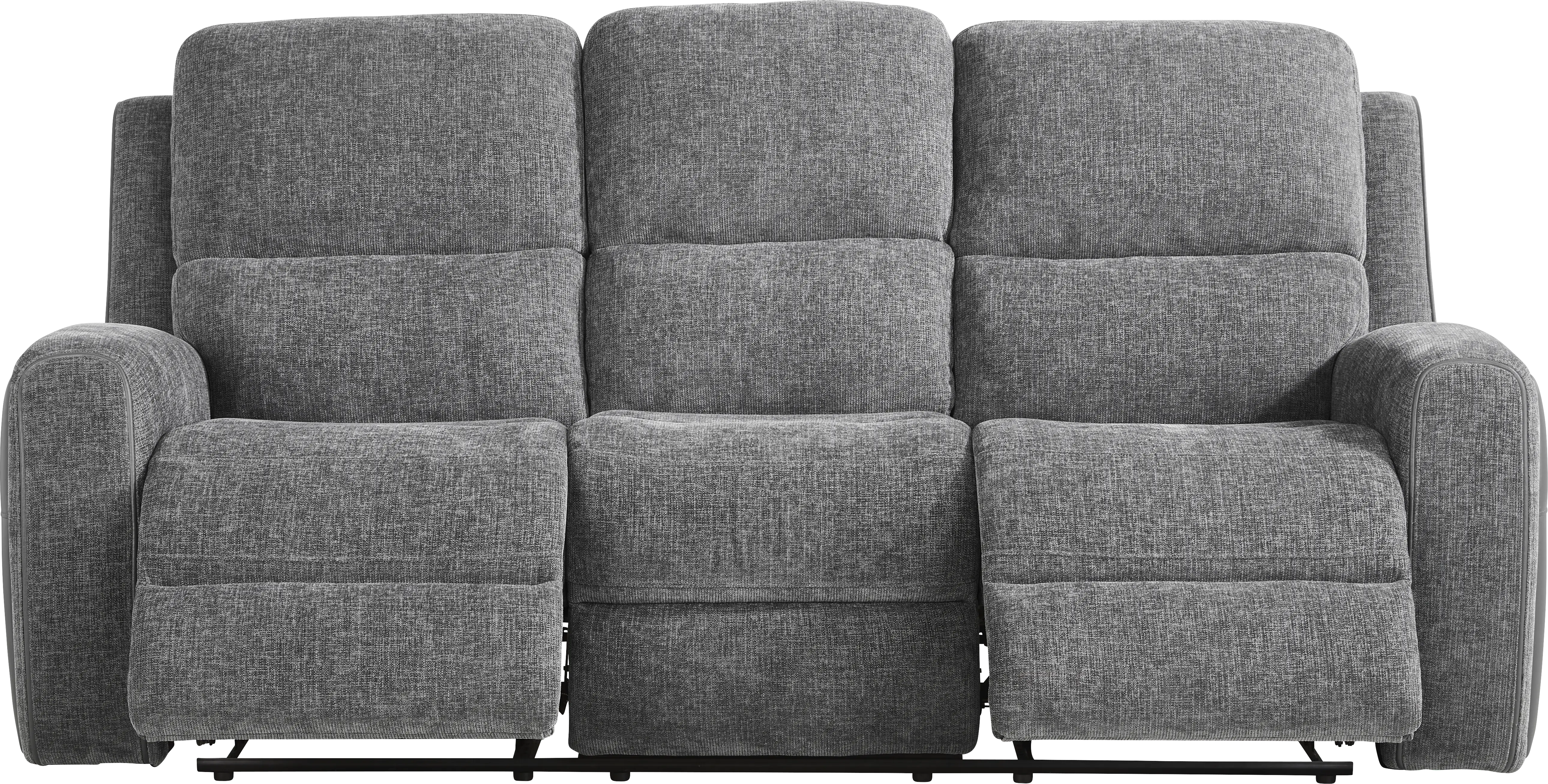 Harrison Charcoal 8 Pc Reclining Living Room - Thumbnail - Image 3