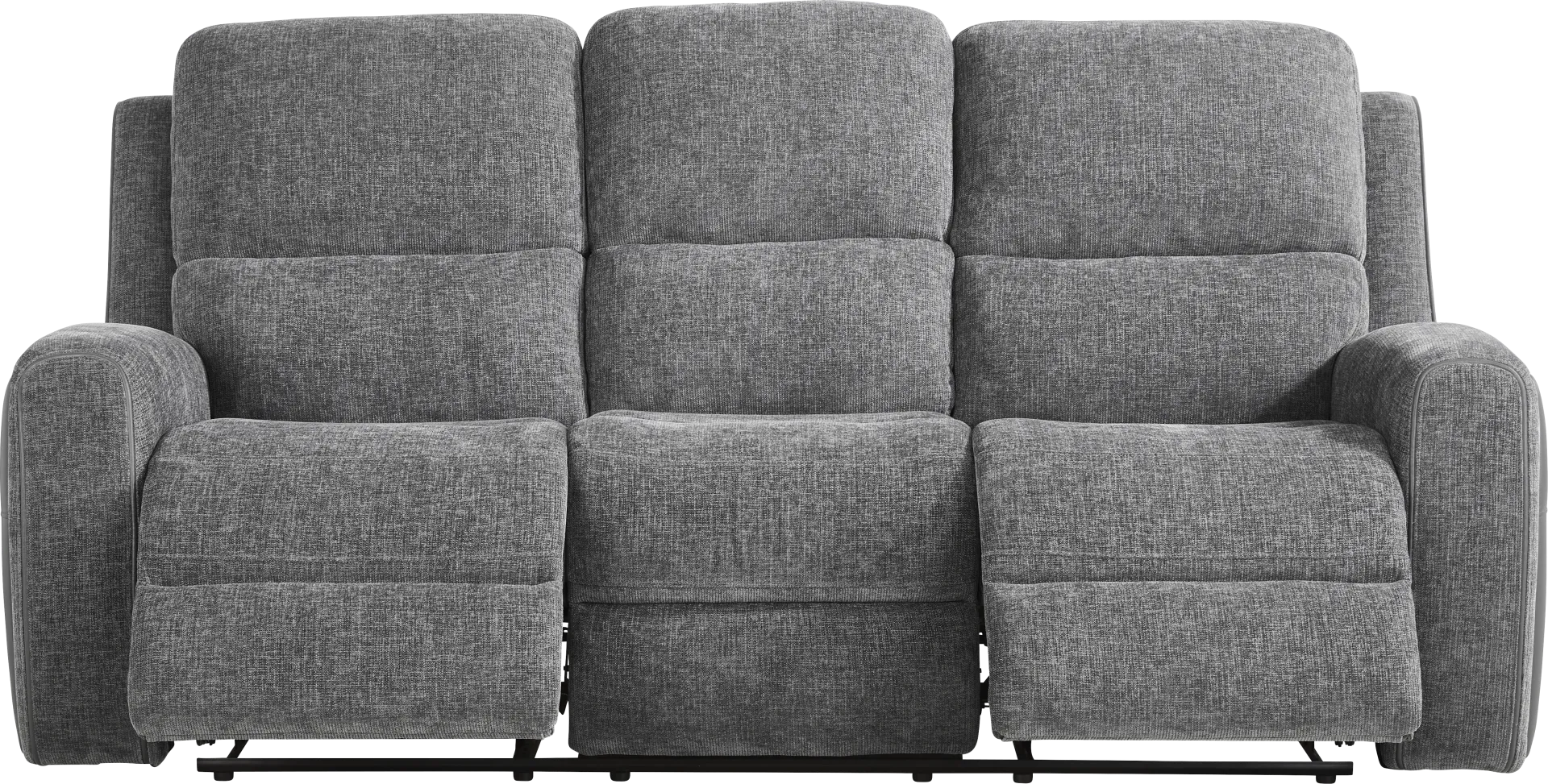 Harrison Charcoal 8 Pc Reclining Living Room - Image 3