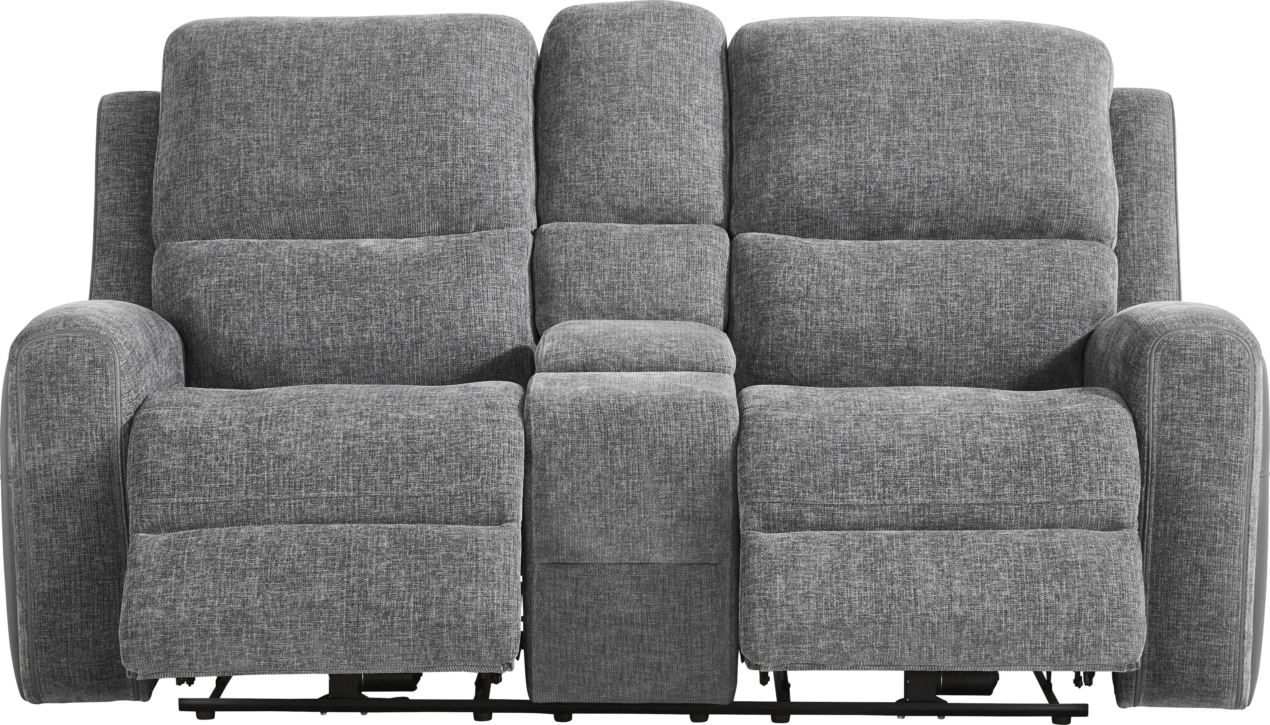 Harrison Charcoal 5 Pc Dual Power Reclining Living Room - Thumbnail - Image 10