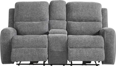 dual power console loveseat