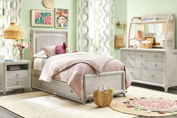 Kids Vivien Wirebrush Gray Hutch