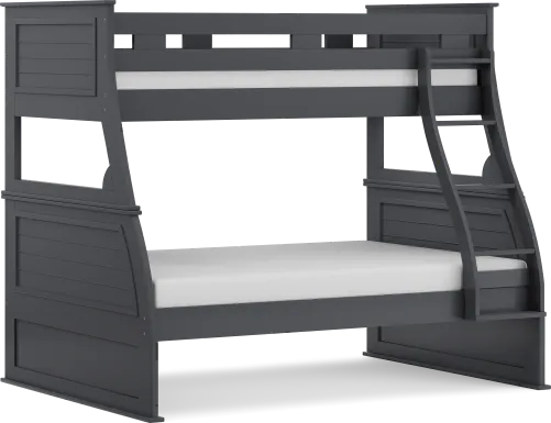 Kids Hilton Head Graphite Twin/Full Bunk