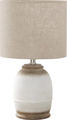 Woodwell Cream Lamp