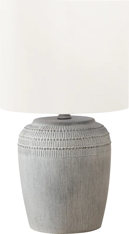 Ridgebit Gray Lamp