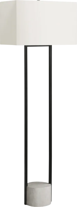 Peachbit Black Floor Lamp