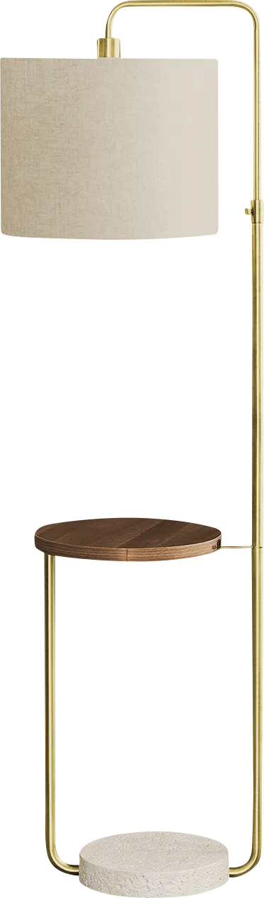 Cubeshack Gold Floor Lamp - Image 1