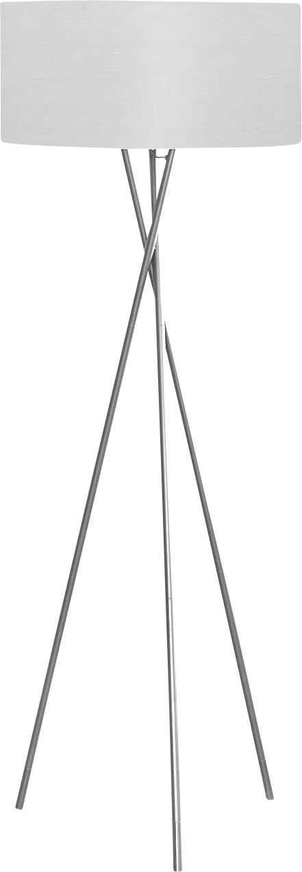 Grottopoint Silver Floor Lamp - Thumbnail - Image 1