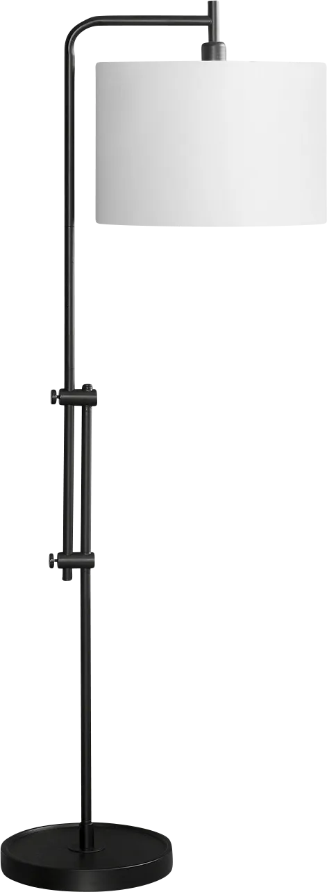 Whizy Black Floor Lamp - Image 1
