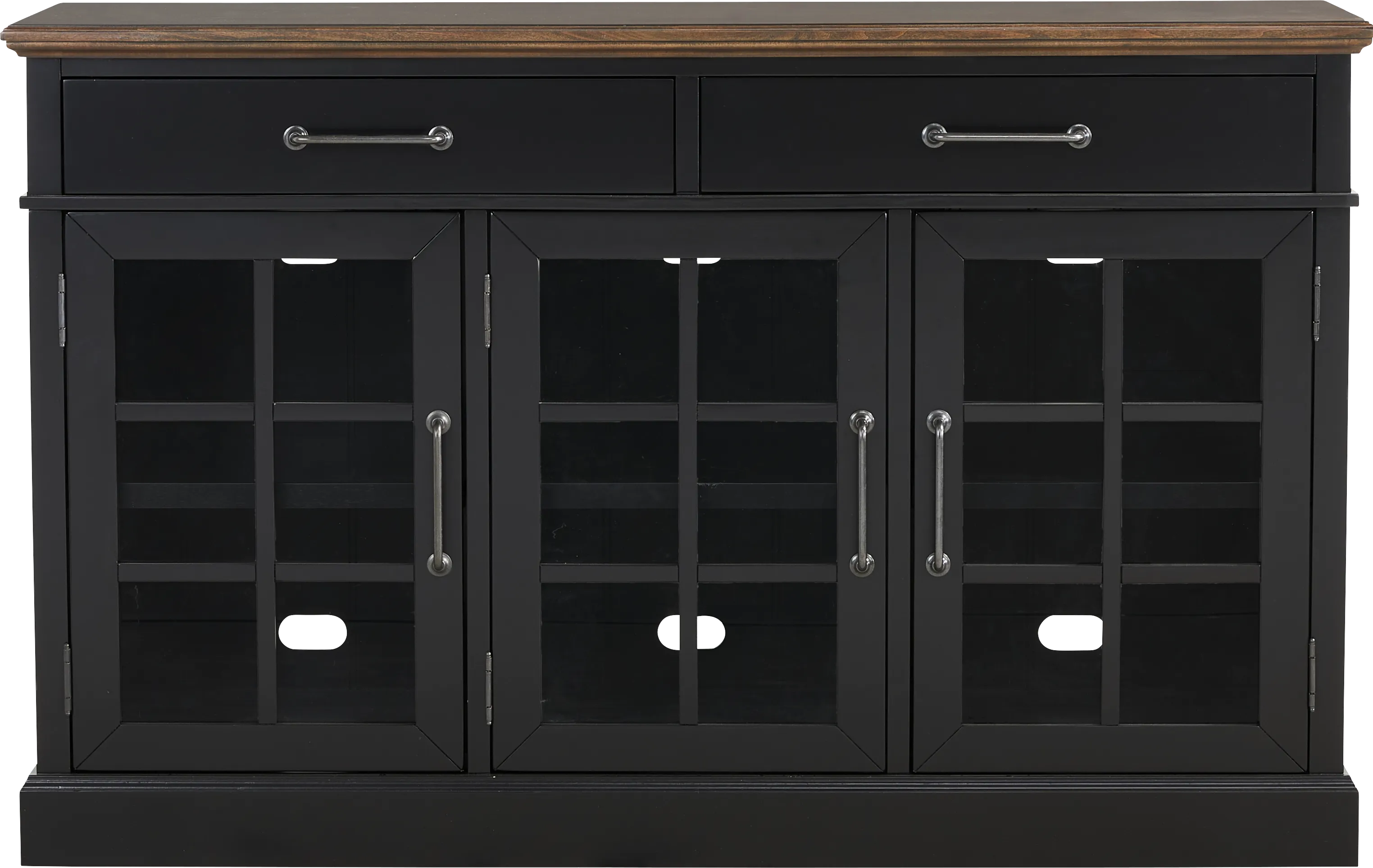 Ashlyn Lake Black Credenza - Thumbnail - Image 1