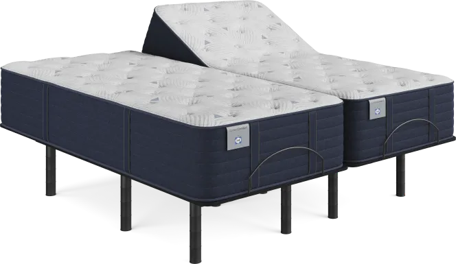 Sealy Correct Comfort Kerry Park Split King Mattress with Head Up Only Base
