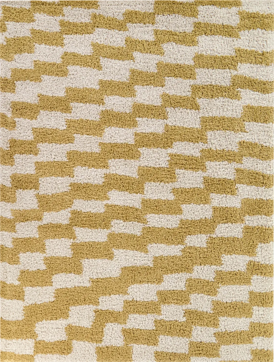 Kids Buzz Club Yellow 5'3 x 7' Rug