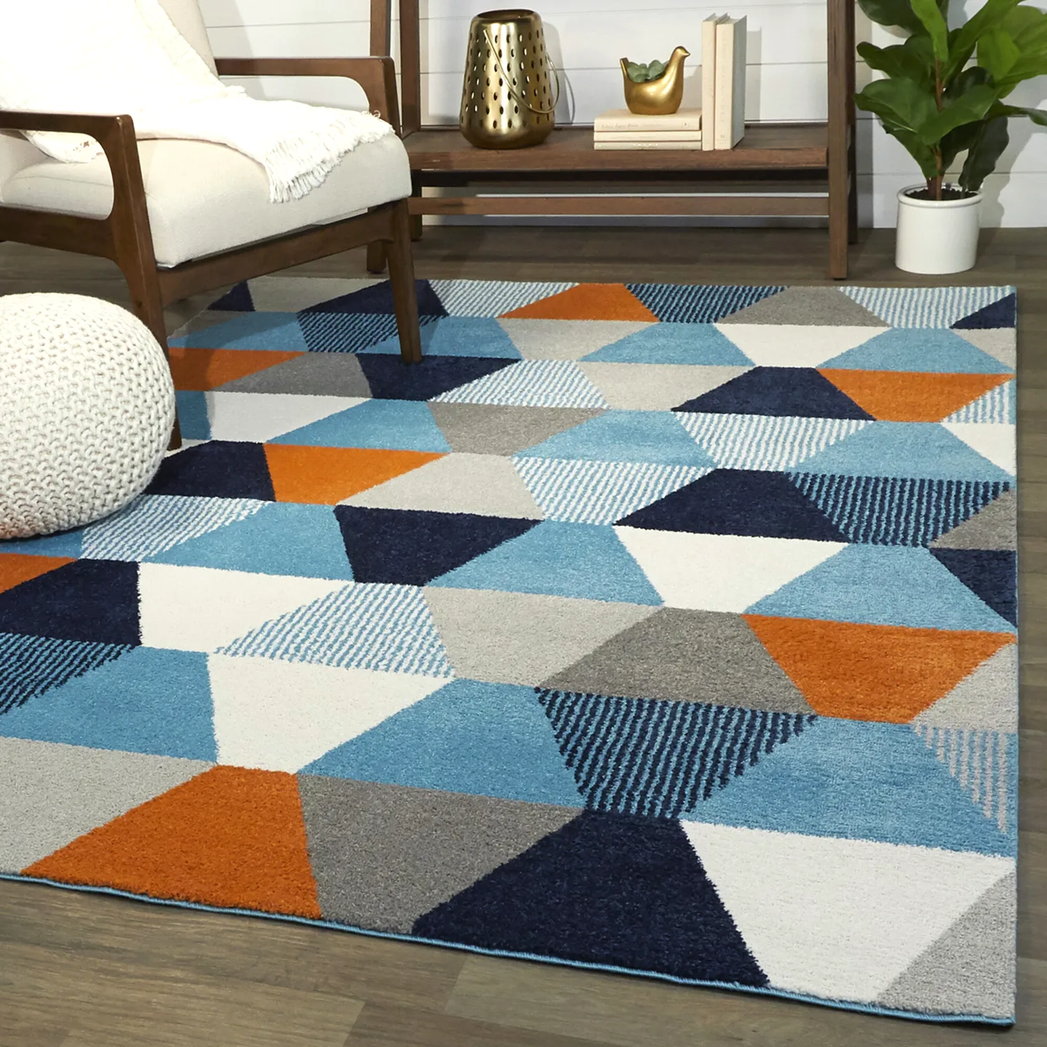 Kids Arcade Dream Blue 5'3 x 7' Rug - Image 2
