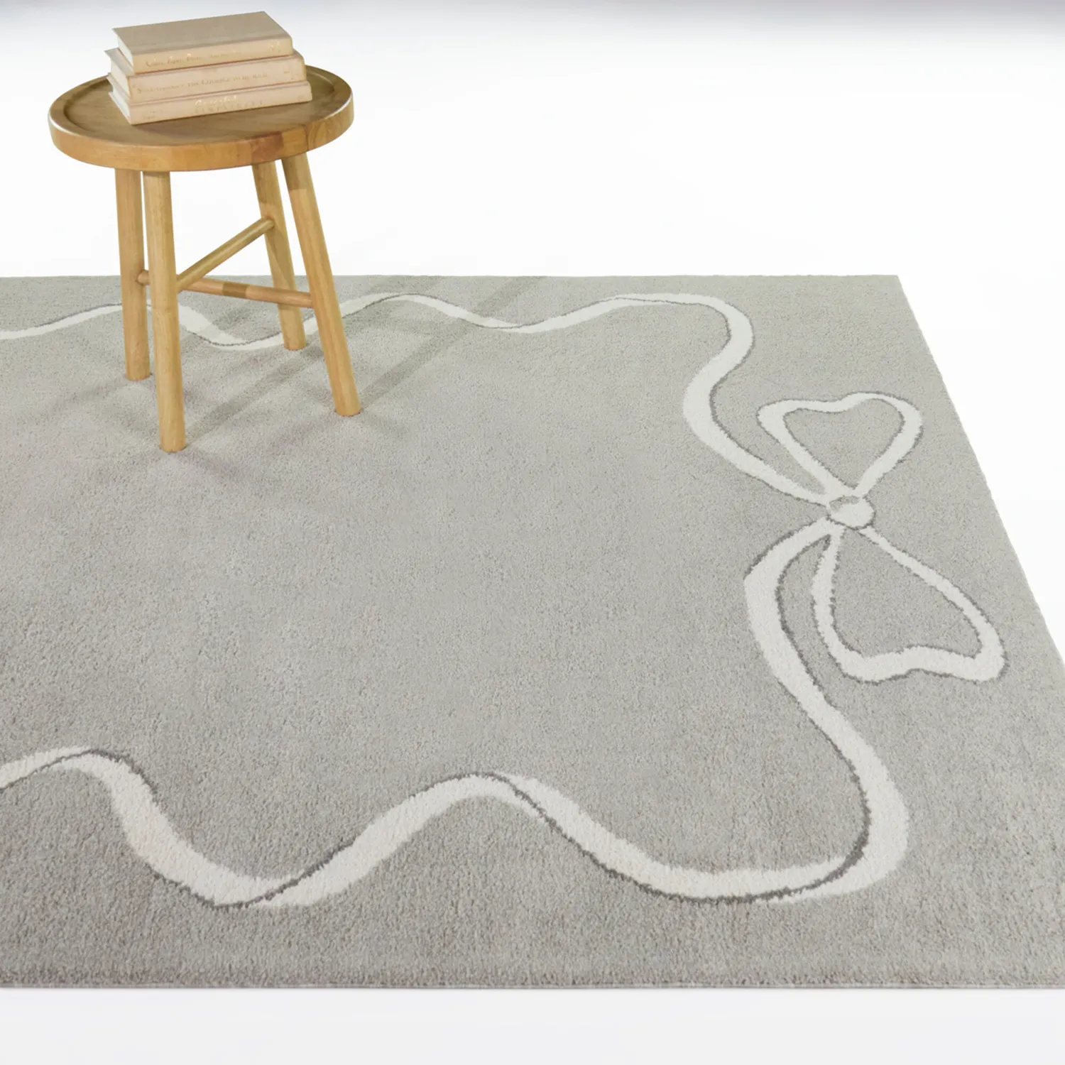 Kids Bow Manor Gray 5'3 x 7' Rug - Image 2