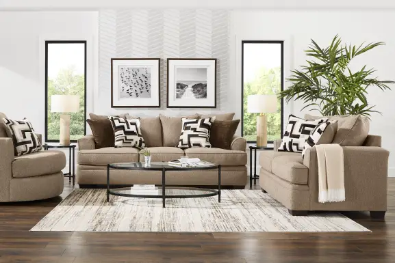 Lincoln Park Latte 2 Pc Living Room