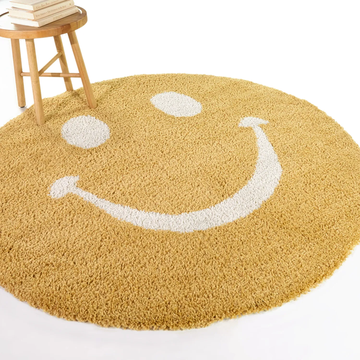 Kids Glee Pop Yellow 5'3 Round Rug - Image 2