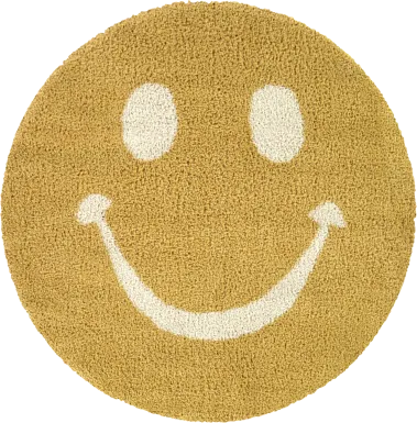 Kids Glee Pop Yellow 5'3 Round Rug