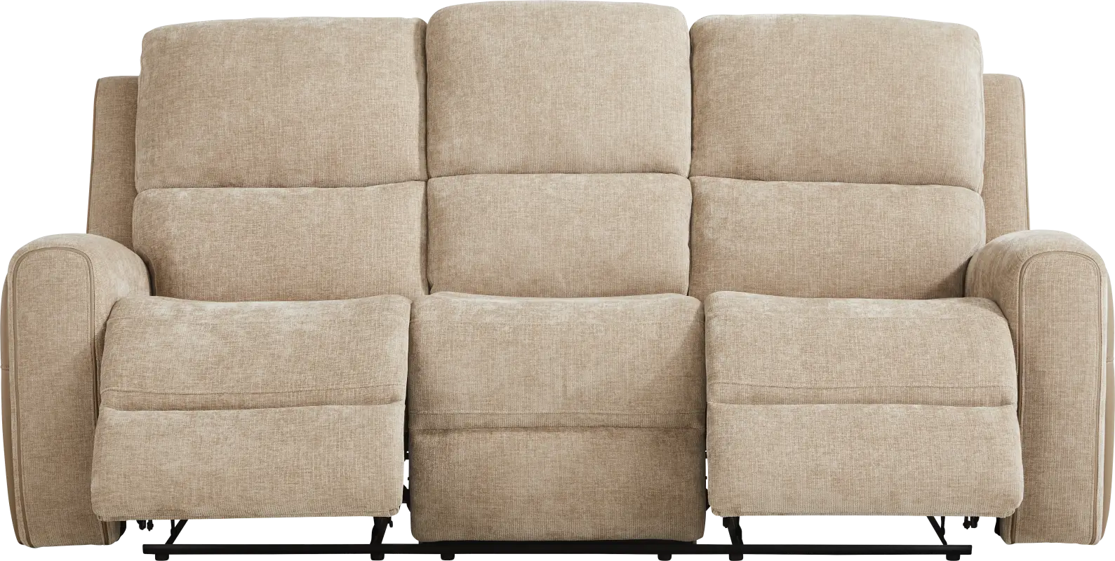 Harrison Beige Reclining Sofa