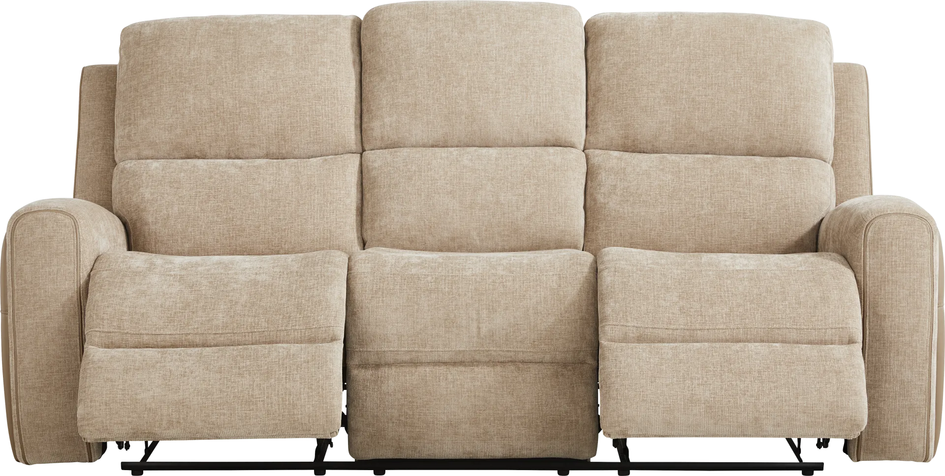 Harrison Beige Reclining Sofa - Image 1