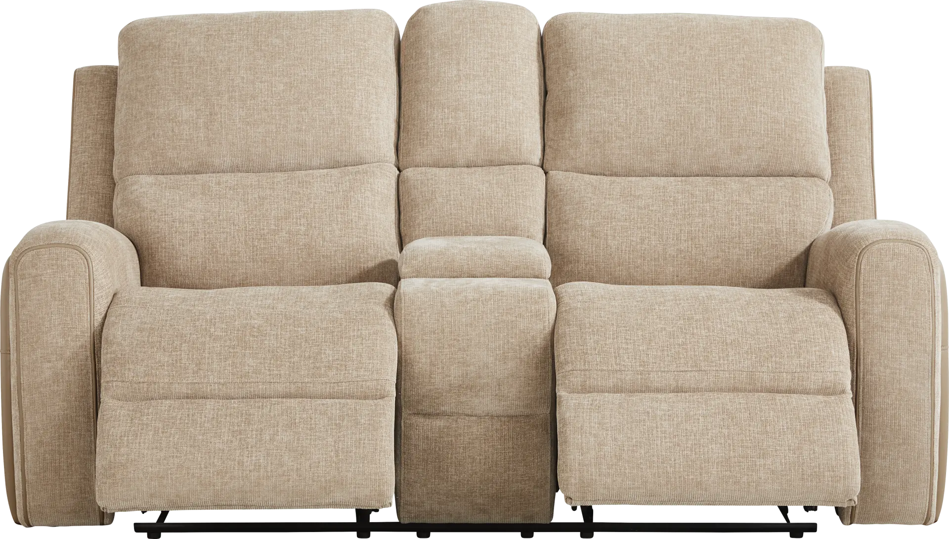 Harrison Beige Reclining Loveseat