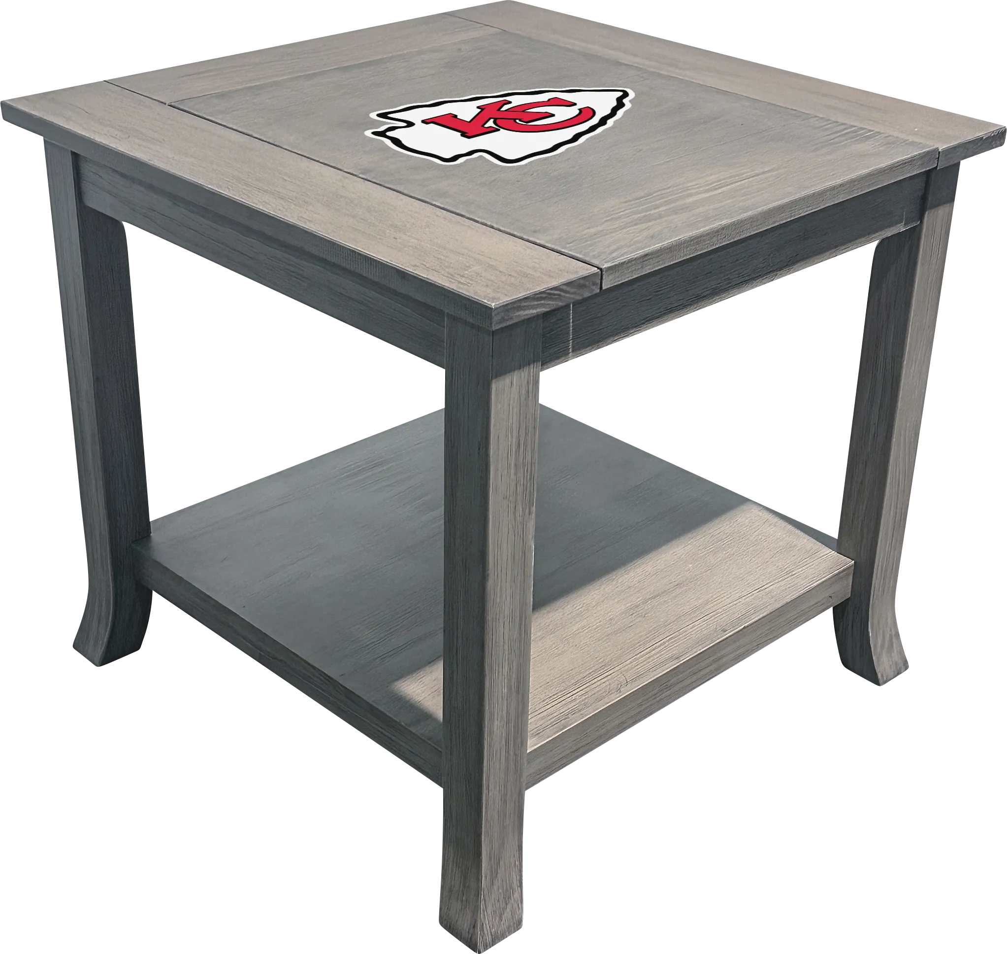 Kansas City Chiefs Game Day End Table - Thumbnail - Image 1
