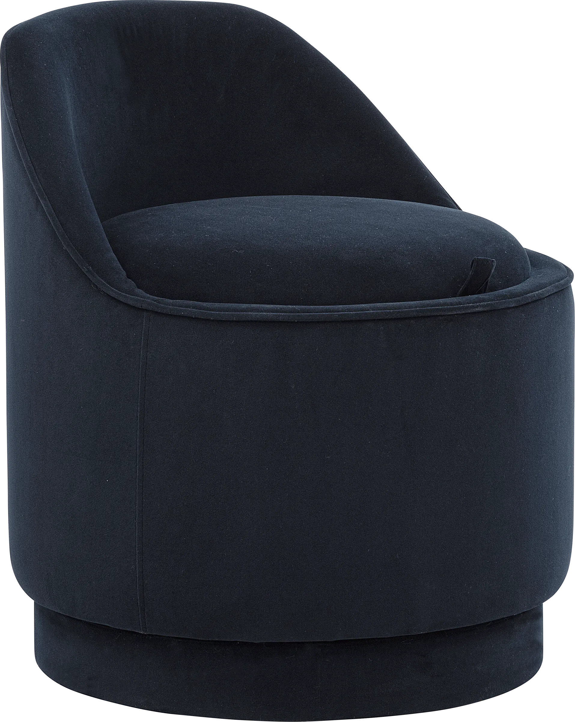 Kids Vannah Black Swivel Storage Stool - Image 1
