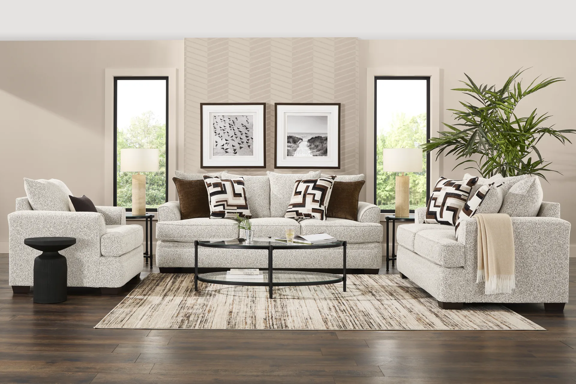 Lincoln Park Off-White Sofa - Image 2