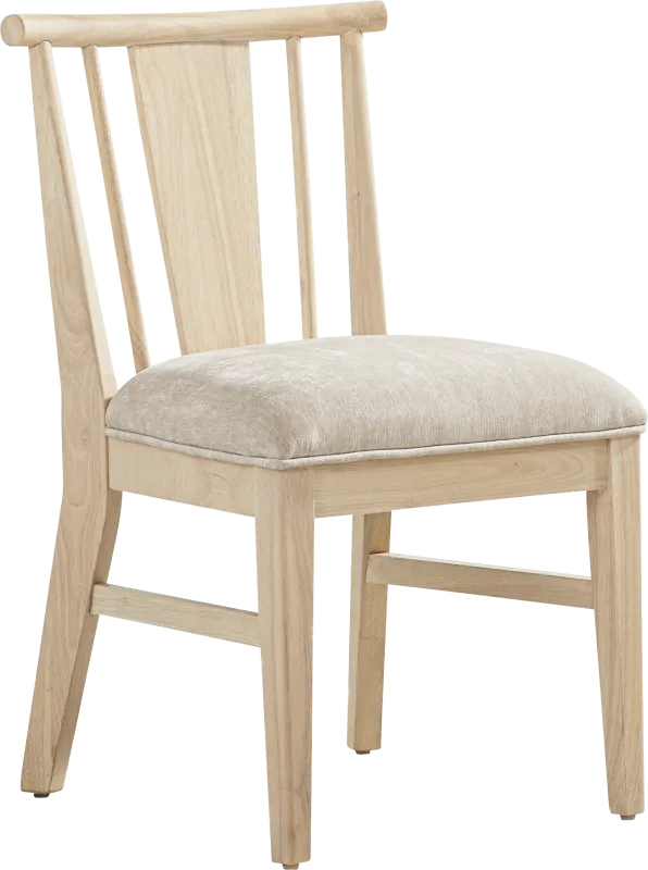 Julian Natural Spindle Back Side Chair