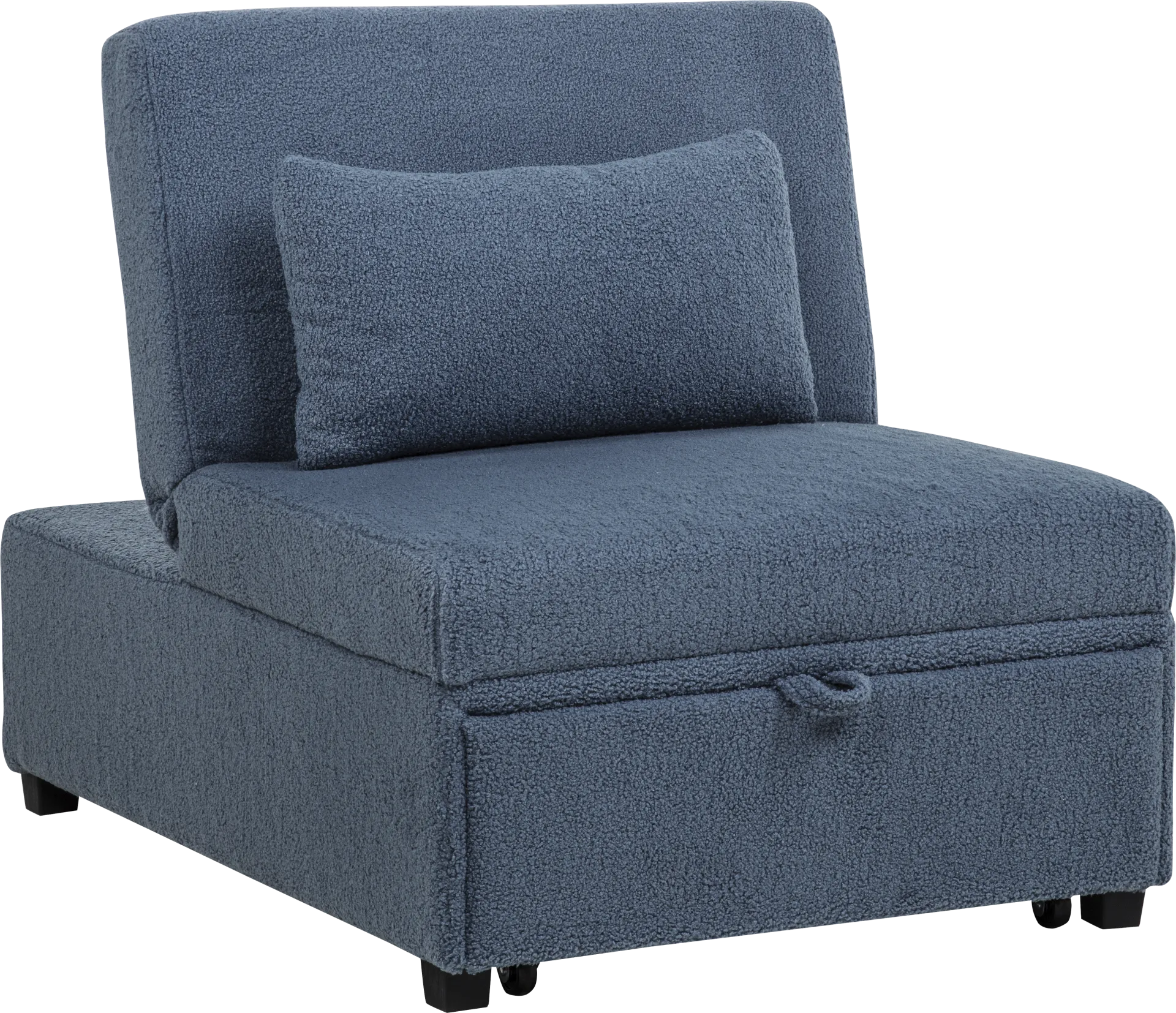 Kids Nimble 2.0 Blue Sleeper Chair - Image 1