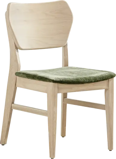 curved panel side chair