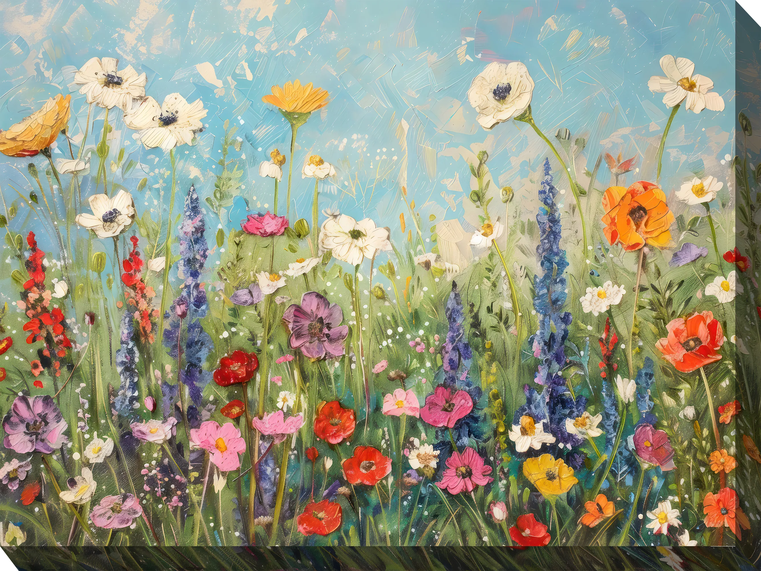 Flourishing Fields Multi Indoor/Outdoor Wall Art - Thumbnail - Image 1