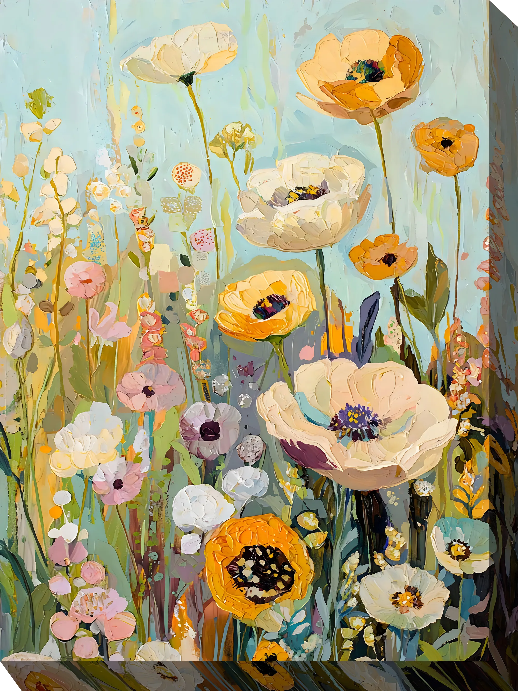 Free Spirited Yellow Indoor/Outdoor Wall Art - Thumbnail - Image 1