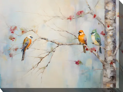 Birch Buddies Sky Indoor/Outdoor Wall Art