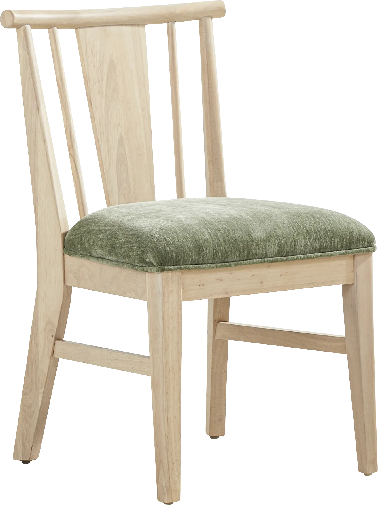 Julian Natural Spindle Back Side Chair - Thumbnail - Image 1